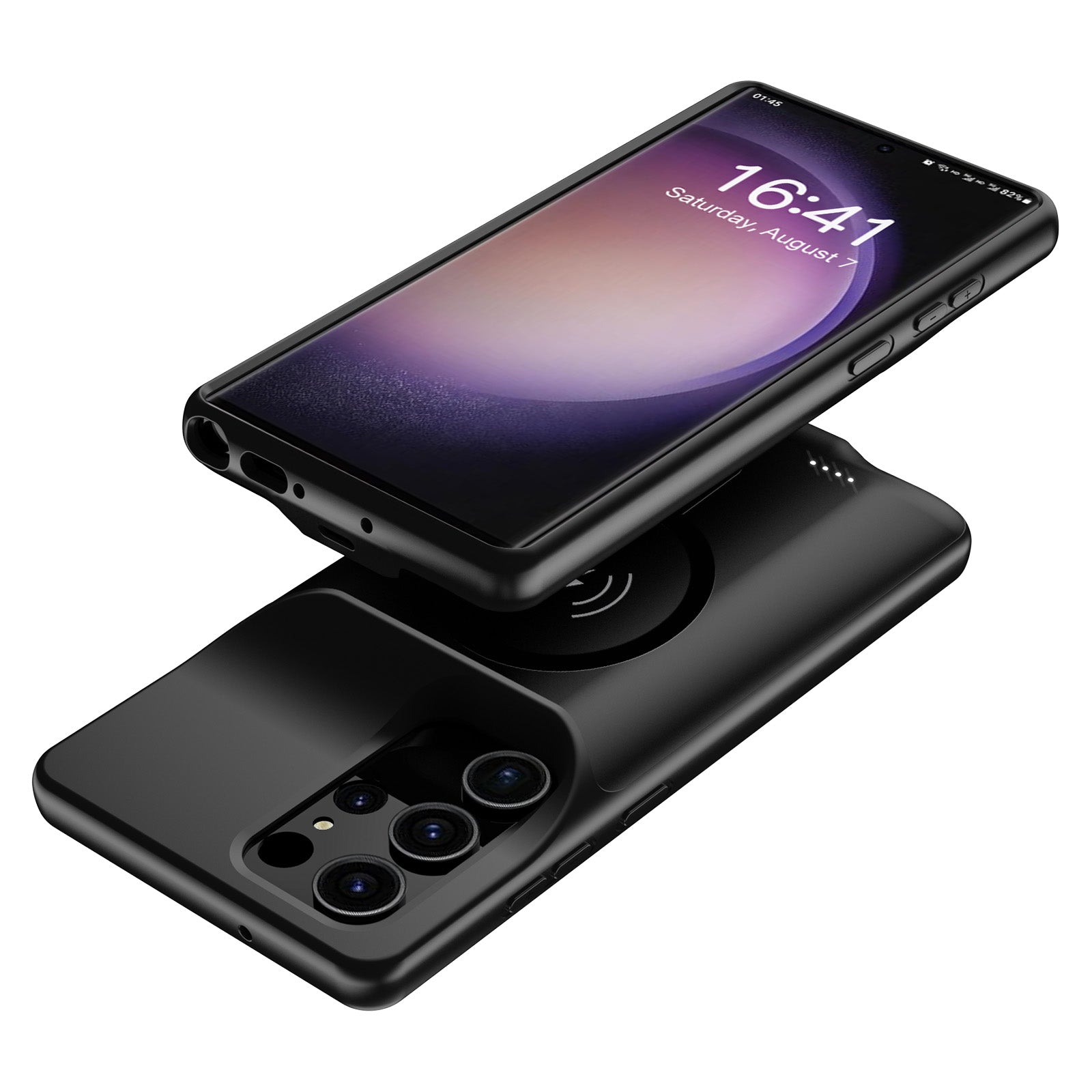 B28 For Samsung Galaxy S23 Ultra TPU Charger Case with Magnetic Charger Function, 10000mAh Power Bank B28 For Samsung Galaxy S23 Ultra TPU Charger Case with Magnetic Charger Function, 10000mAh Power Bank